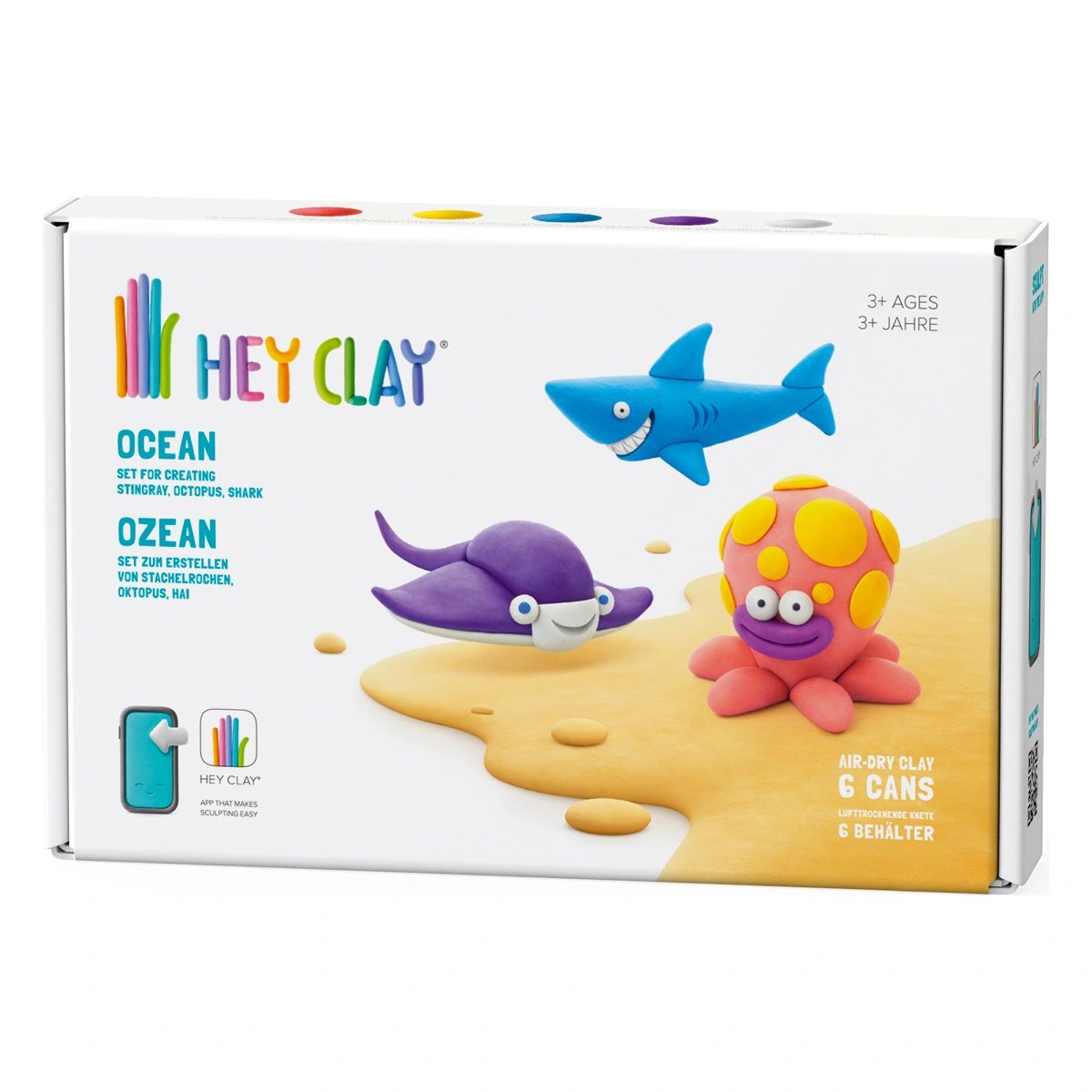 Hey Clay Ocean 6 Can Set