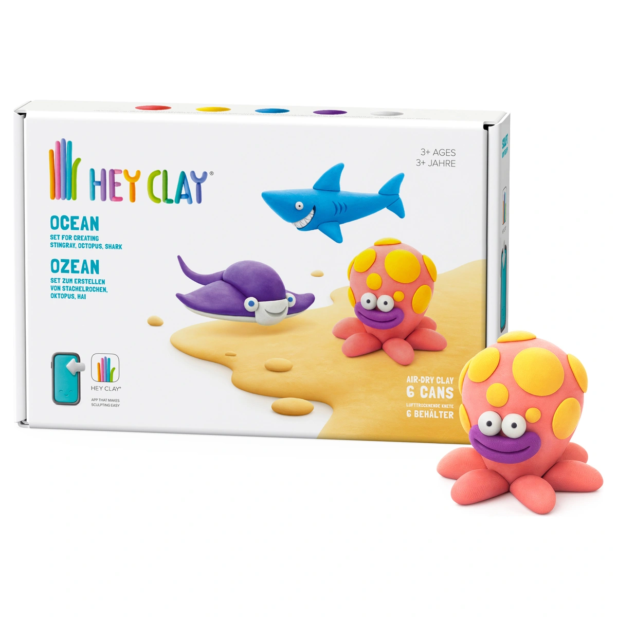Hey Clay Ocean 6 Can Set