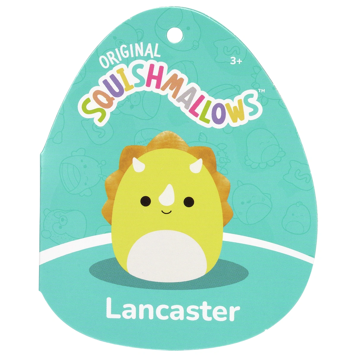Original Squishmallows 7.5-Inch - Lancaster the Triceratops