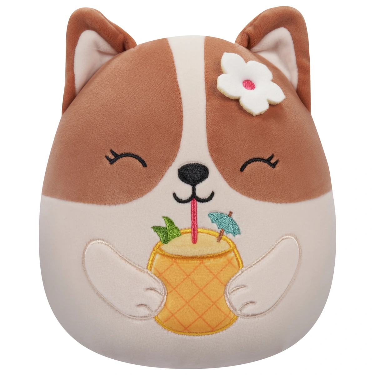 Original Squishmallows 7.5-inch - Regina the Brown Corgi