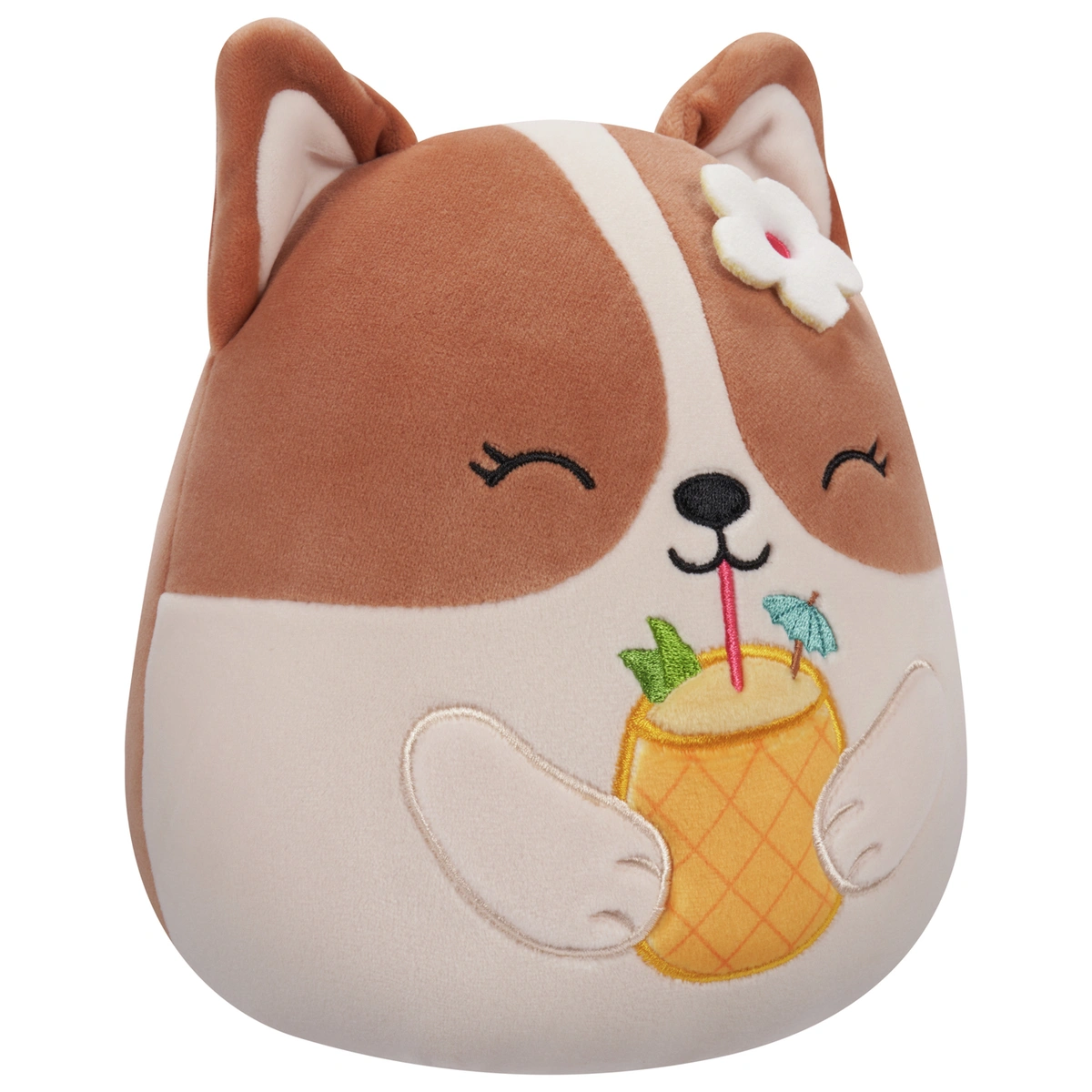 Original Squishmallows 7.5-inch - Regina the Brown Corgi
