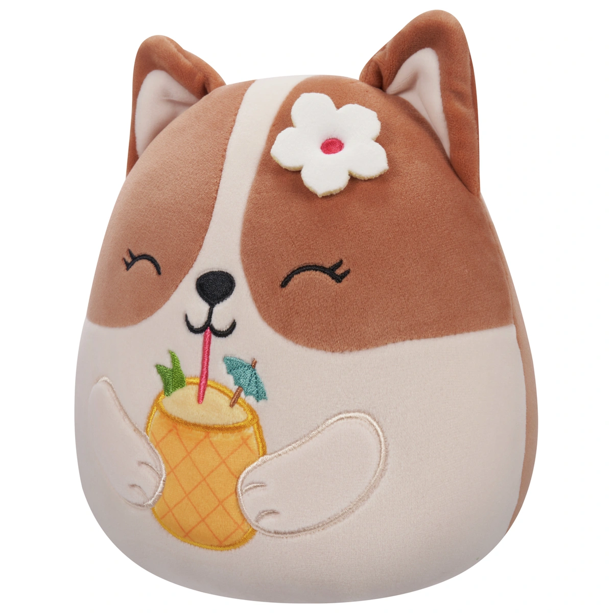 Original Squishmallows 7.5-inch - Regina the Brown Corgi