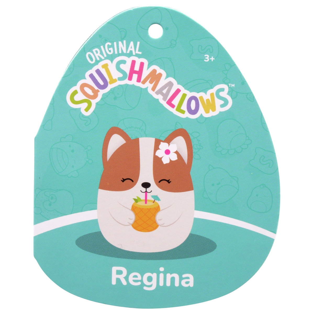 Original Squishmallows 7.5-inch - Regina the Brown Corgi
