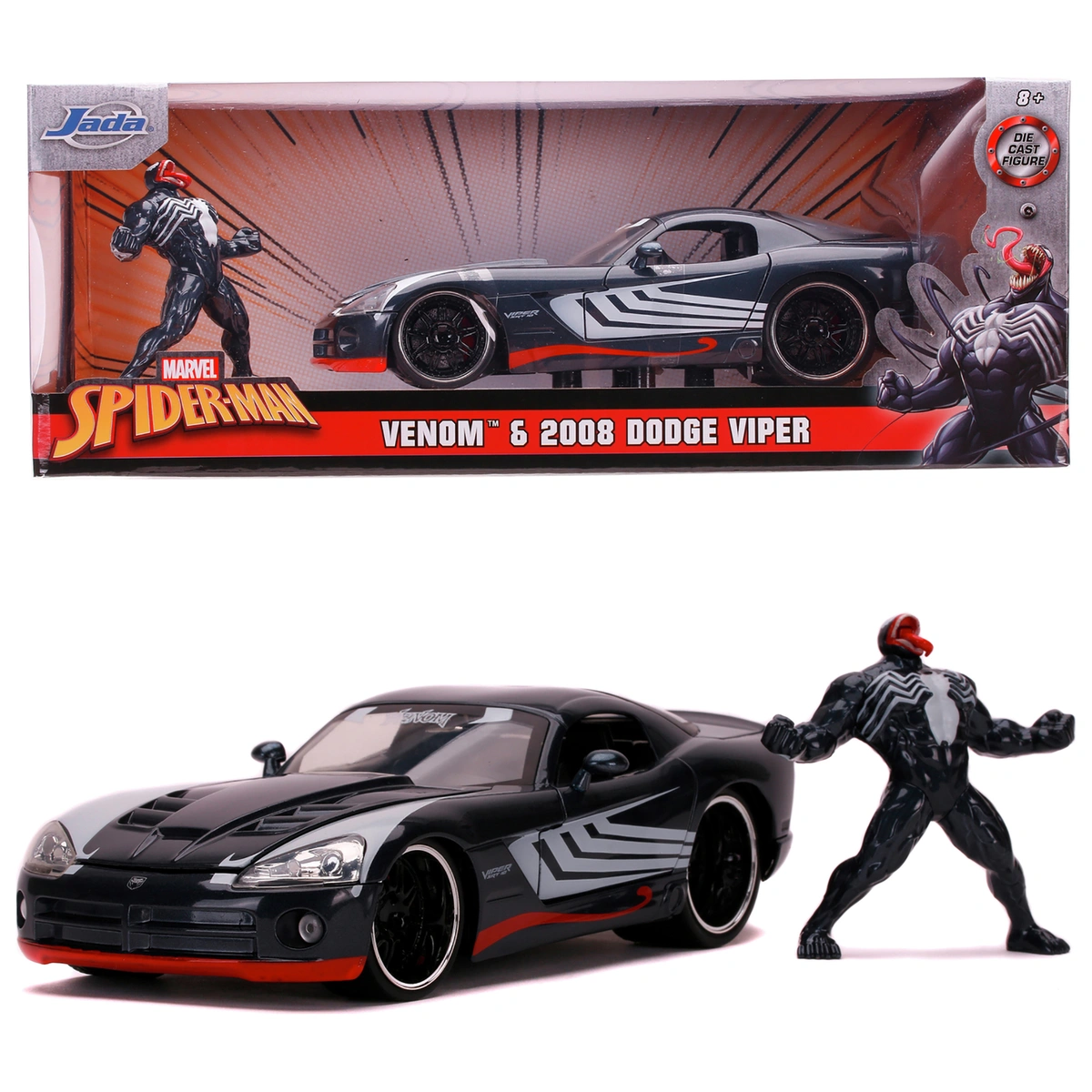 Hollywood Rides Marvel Miniature 1:24 scale Model Car set