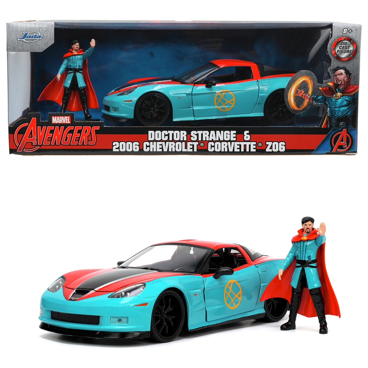 Hollywood Rides Marvel Miniature 1:24 scale Model Car set
