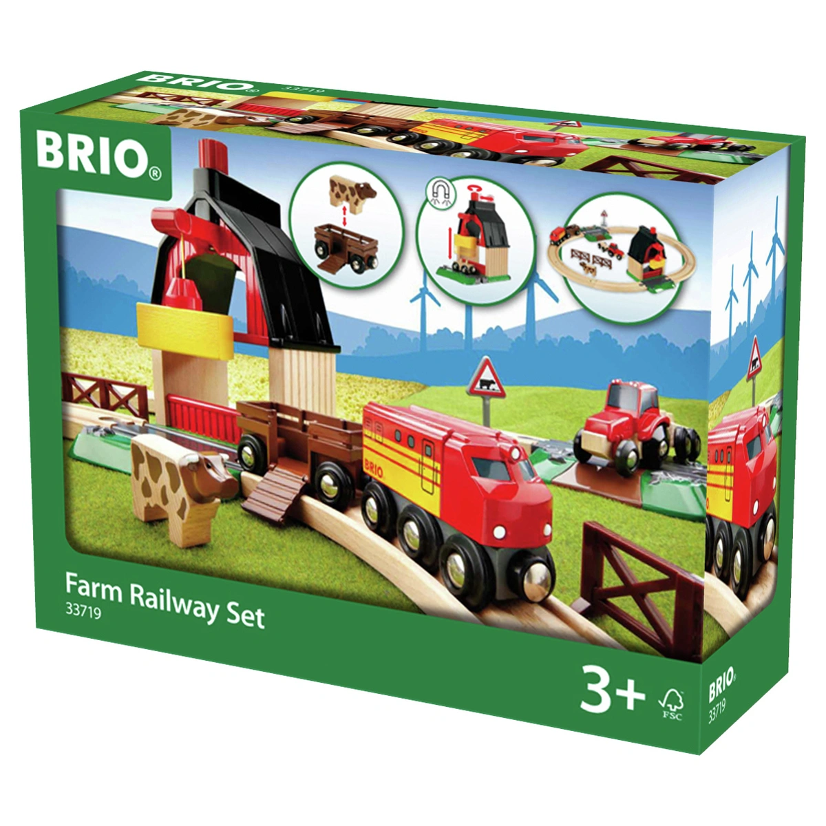 Brio Farm Railway Set