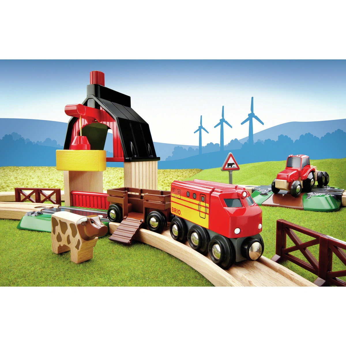 Brio Farm Railway Set