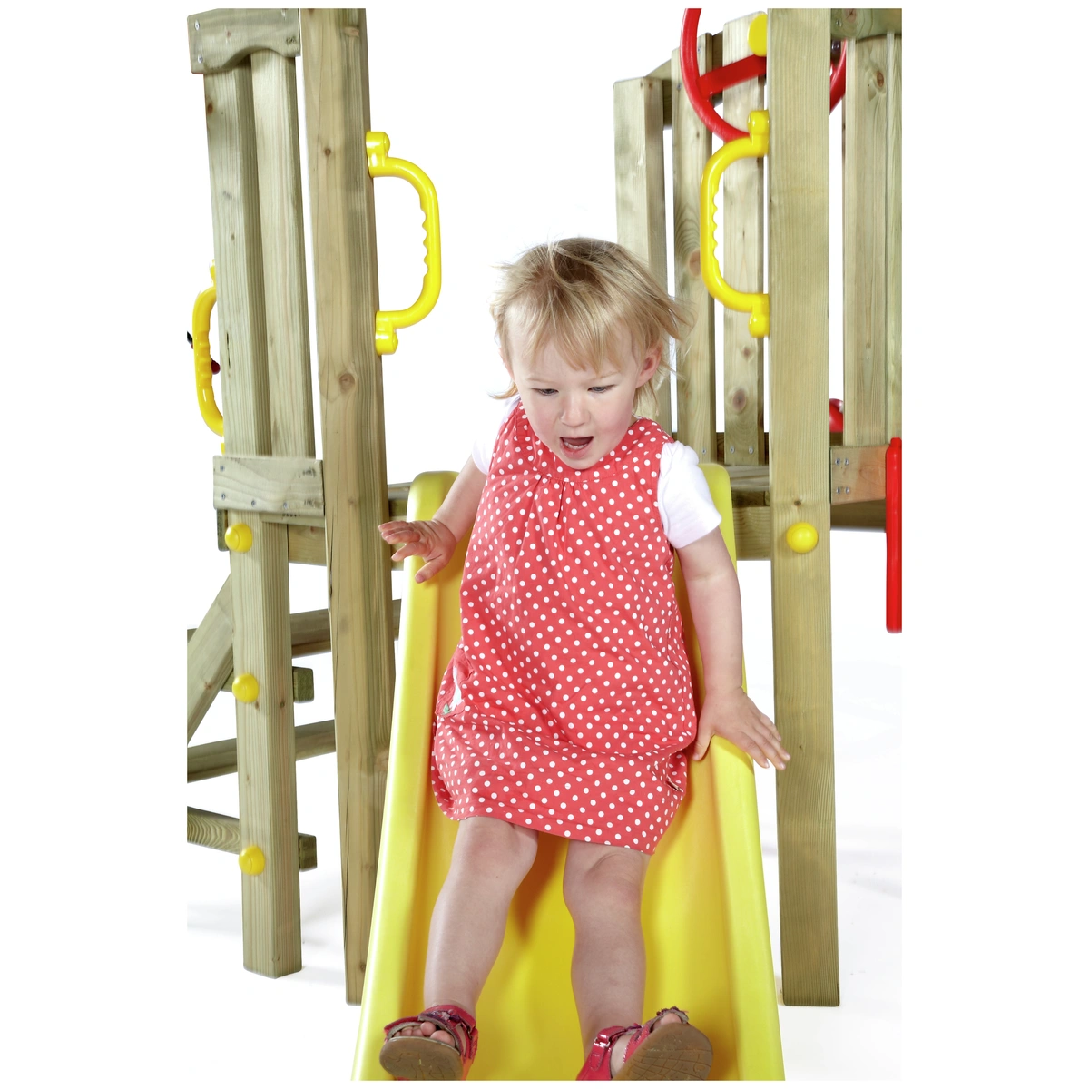 Plum Toddlers Tower Wooden Climbing Frame