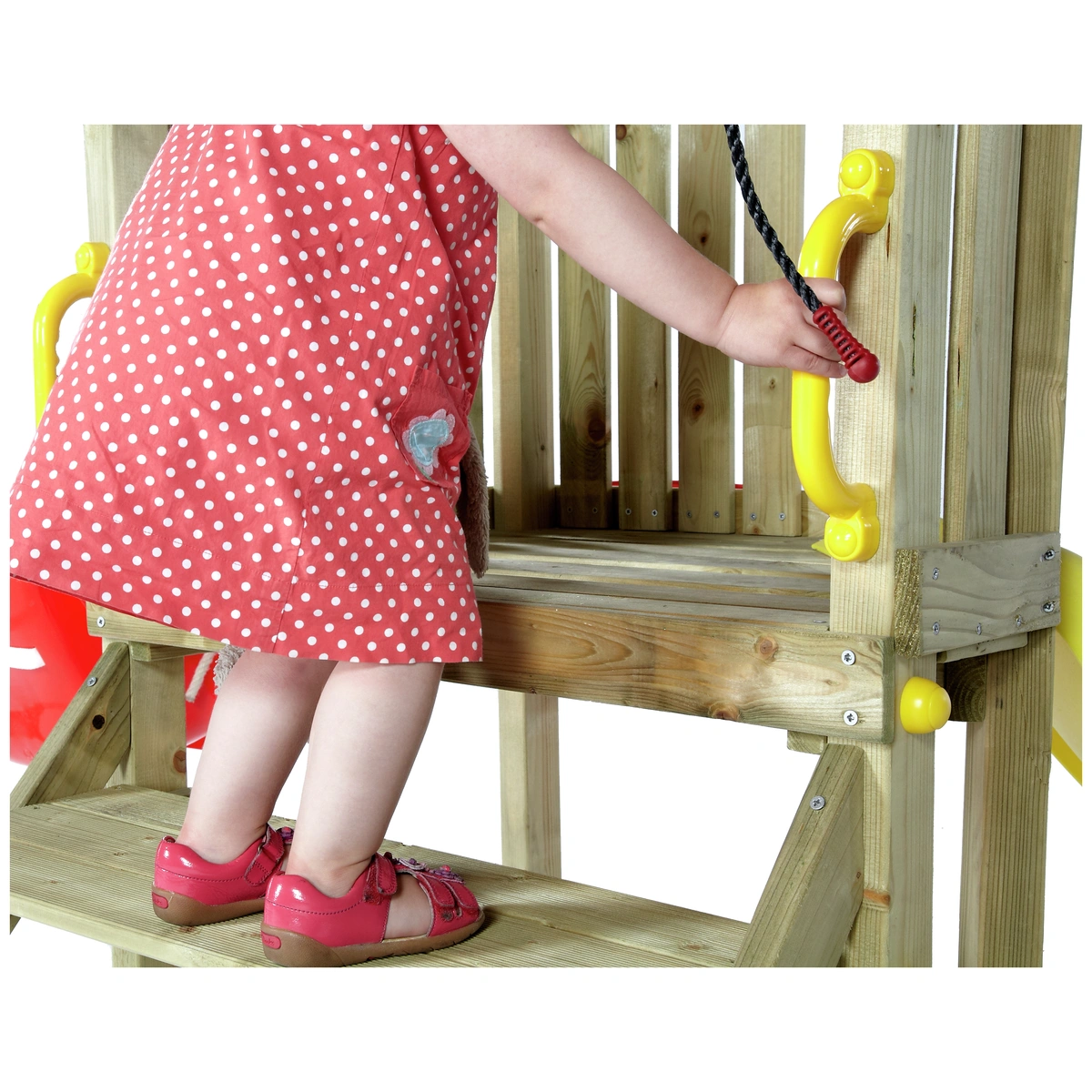 Plum Toddlers Tower Wooden Climbing Frame
