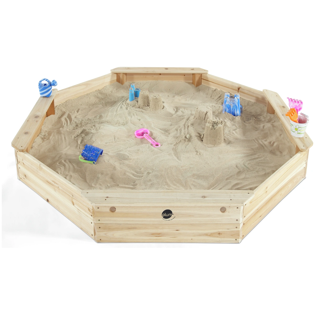 Plum Giant Wooden Sand Pit Natural