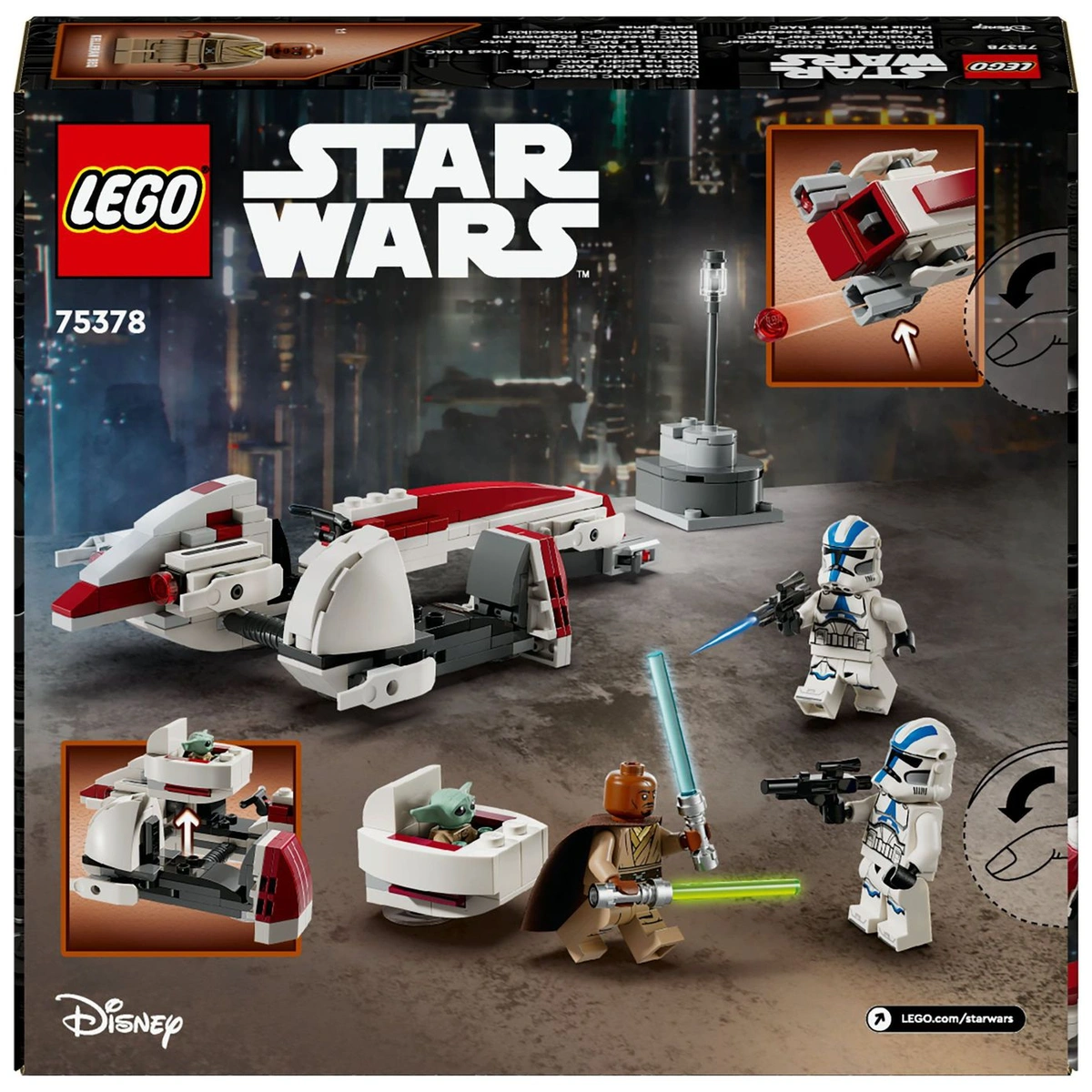LEGO Star Wars: BARC Speeder Escape Building Toy Set 75378