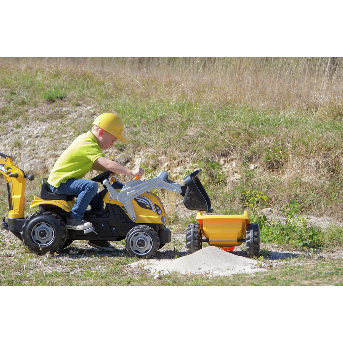 Smoby Tractor and Trailor Ride On