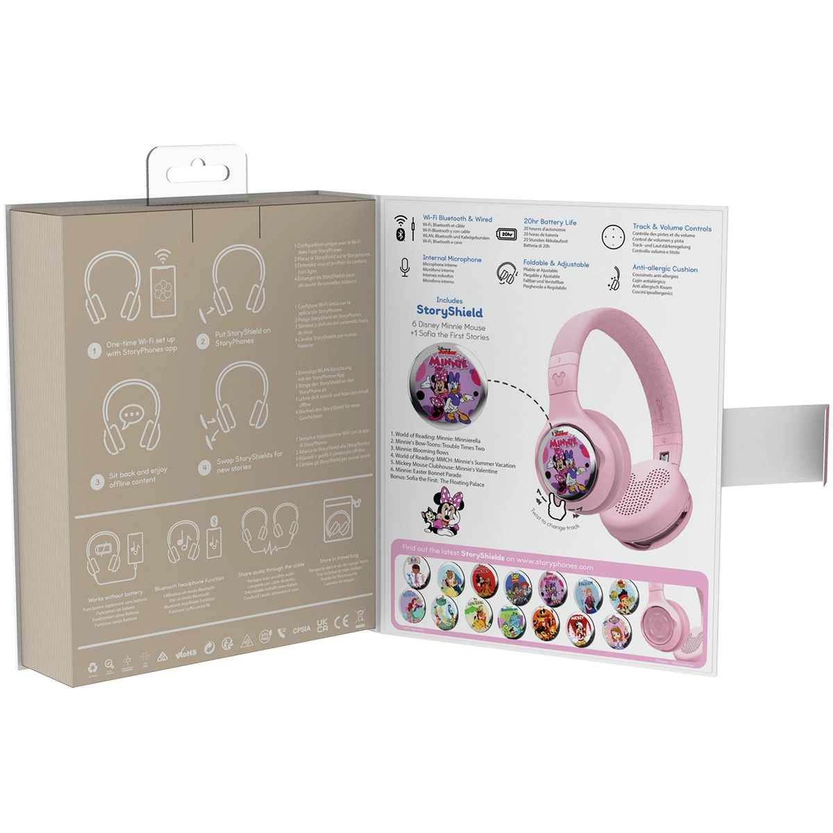 StoryPhones Disney Storyteller Pink