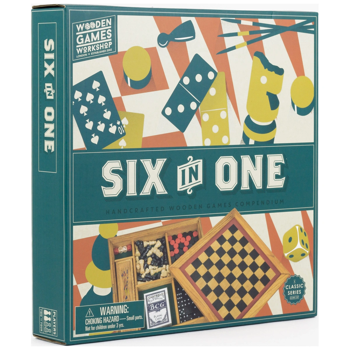 Professor Puzzle Six In One Classic Games Set