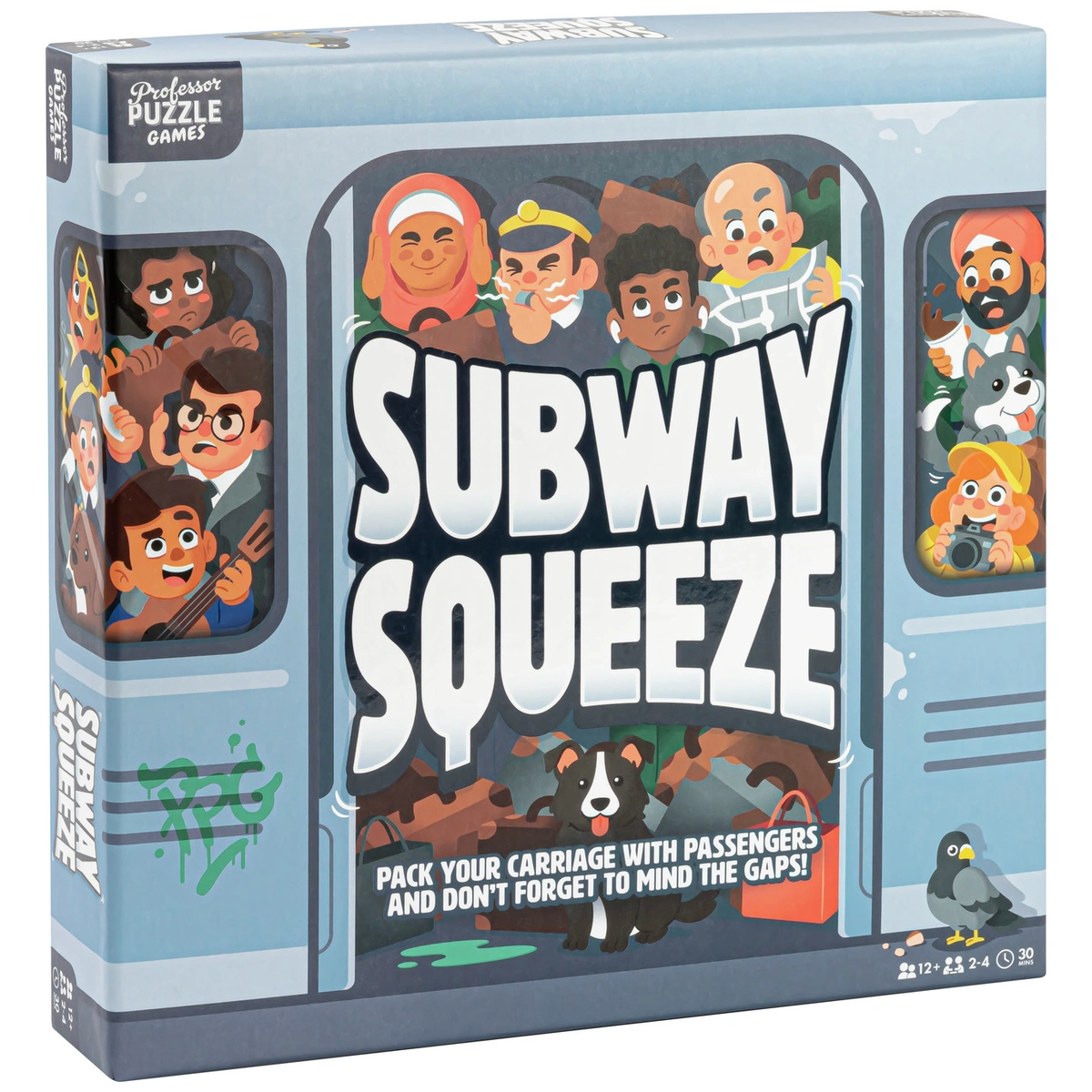 Professor Puzzle Subway Squeeze Game