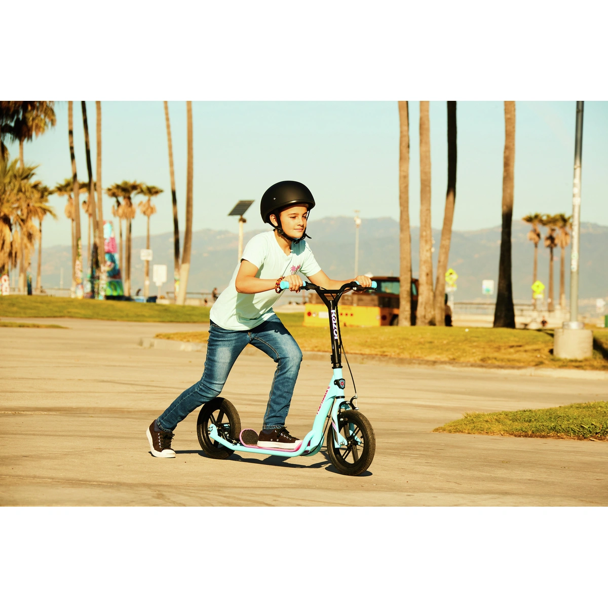 Razor Flashback Retro Big Wheel BMX Scooter - Blue