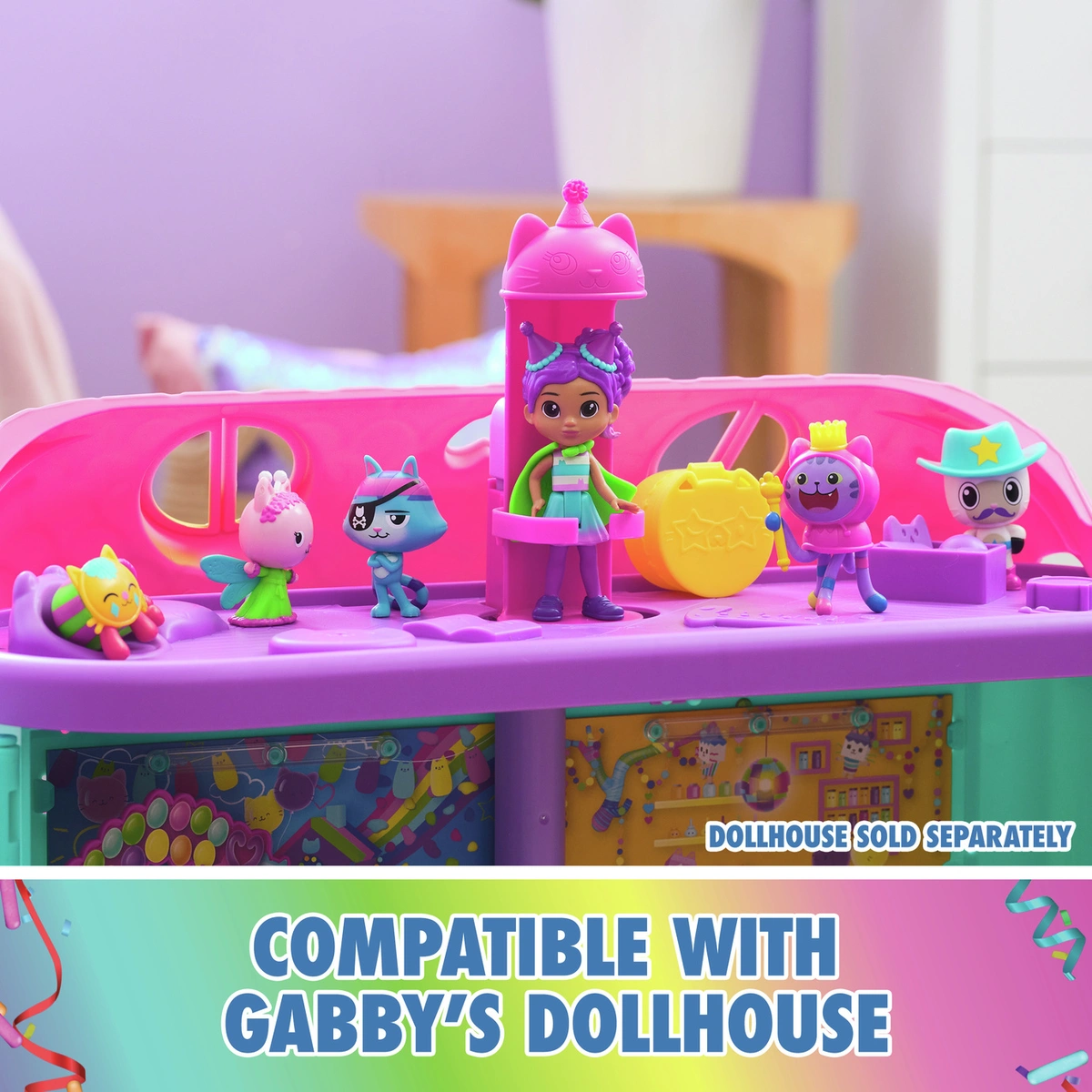 Gabby's Dollhouse Celebration Deluxe Figure Set