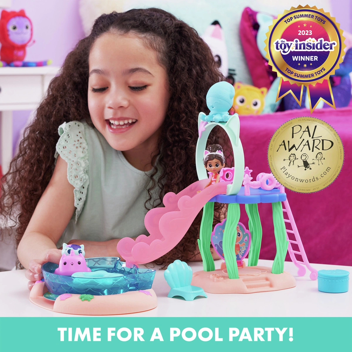 Gabby's Dollhouse Pool Party Playset