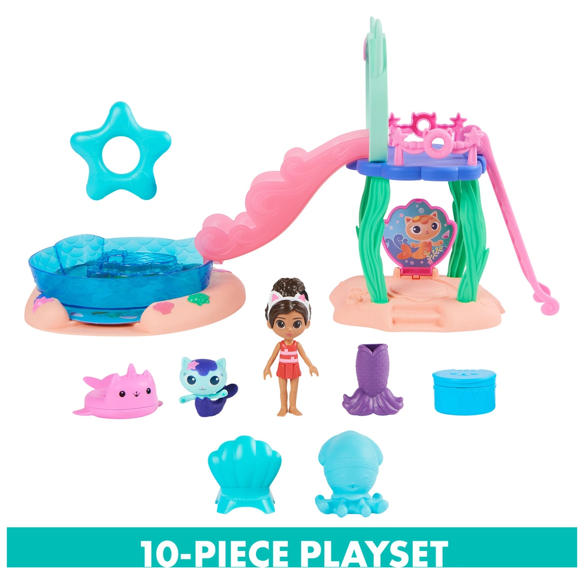 Gabby's Dollhouse Pool Party Playset
