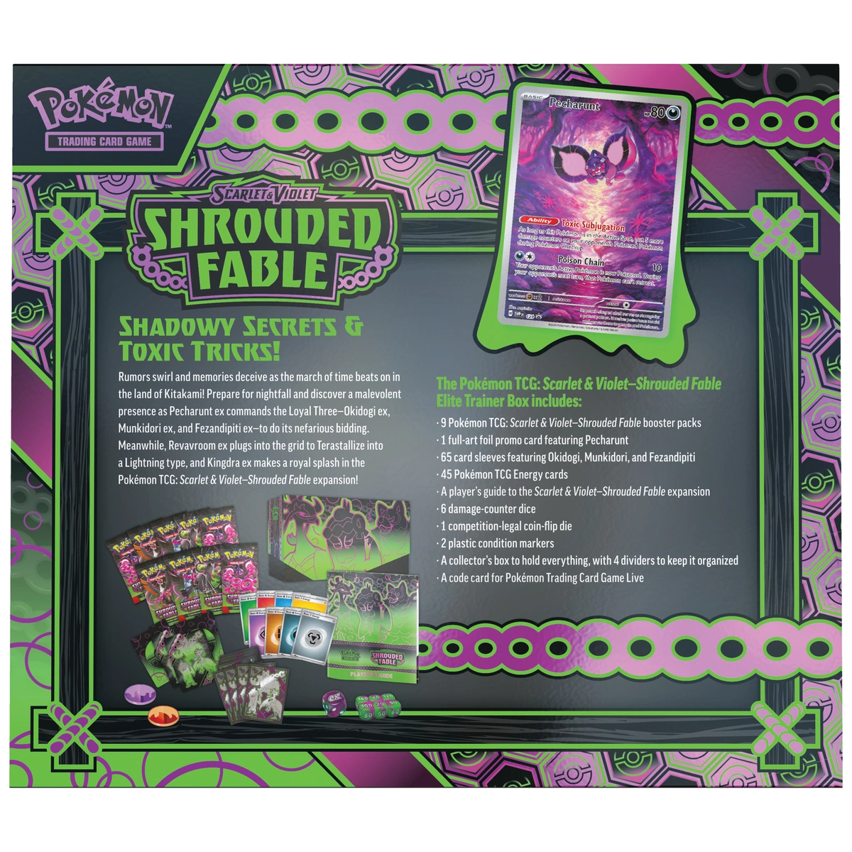 Pokémon S&V 6.5 Shrouded Fable Elite Trainer Box