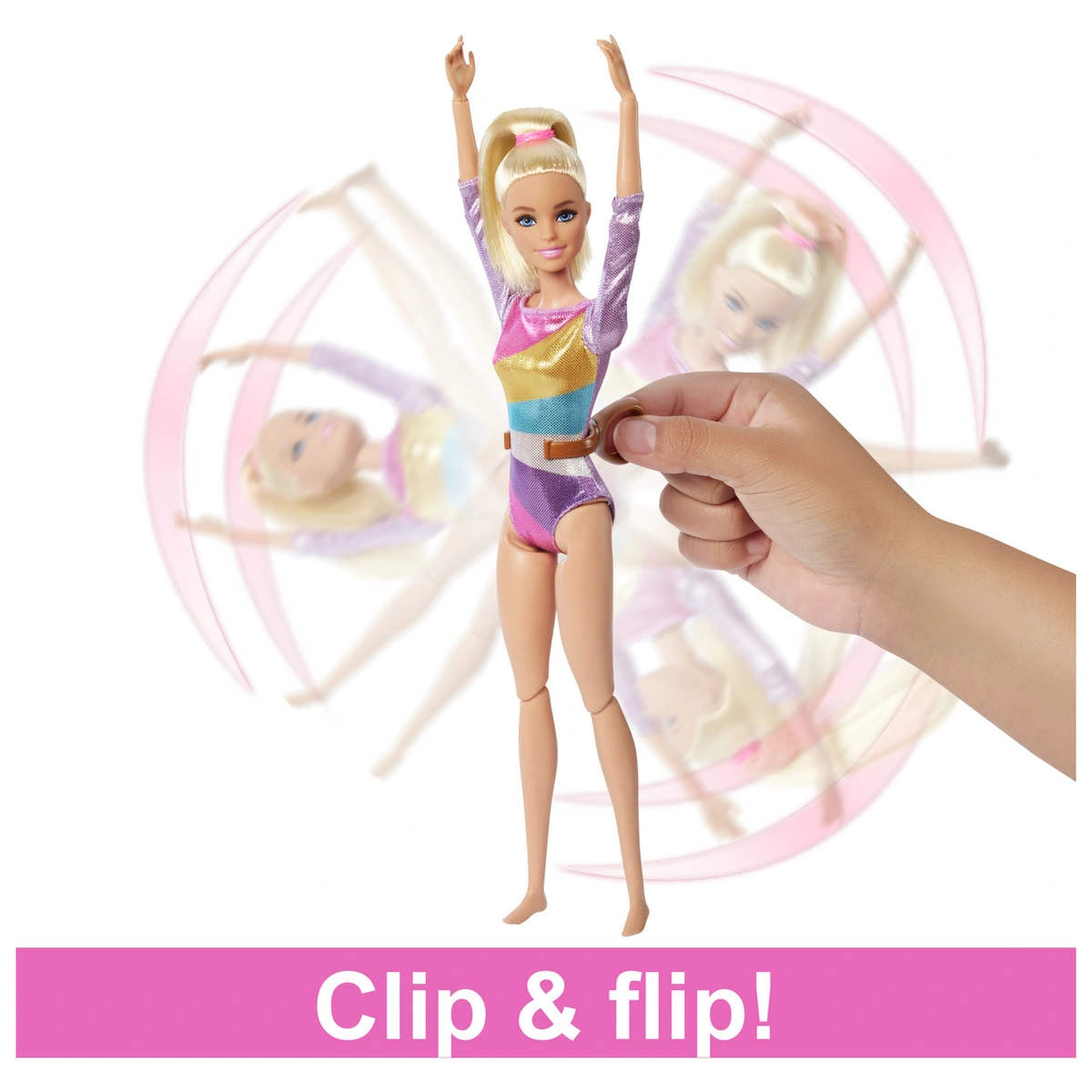 Barbie Gymnastics Playset, Doll and Accessories