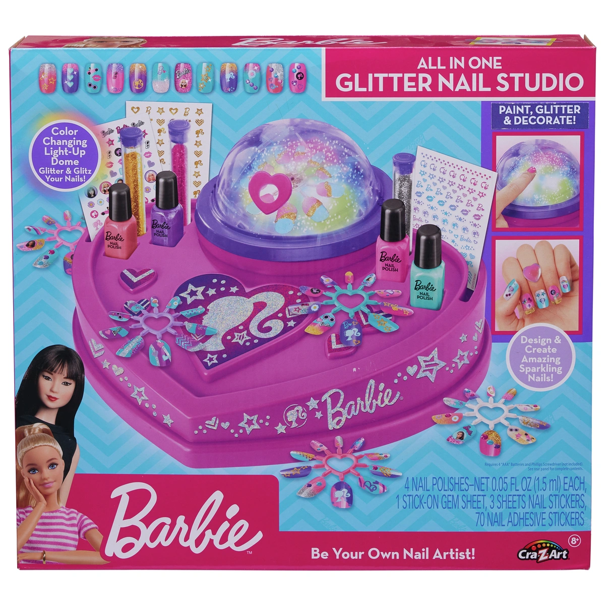Barbie All in One Glitter N Shine Nail Studio