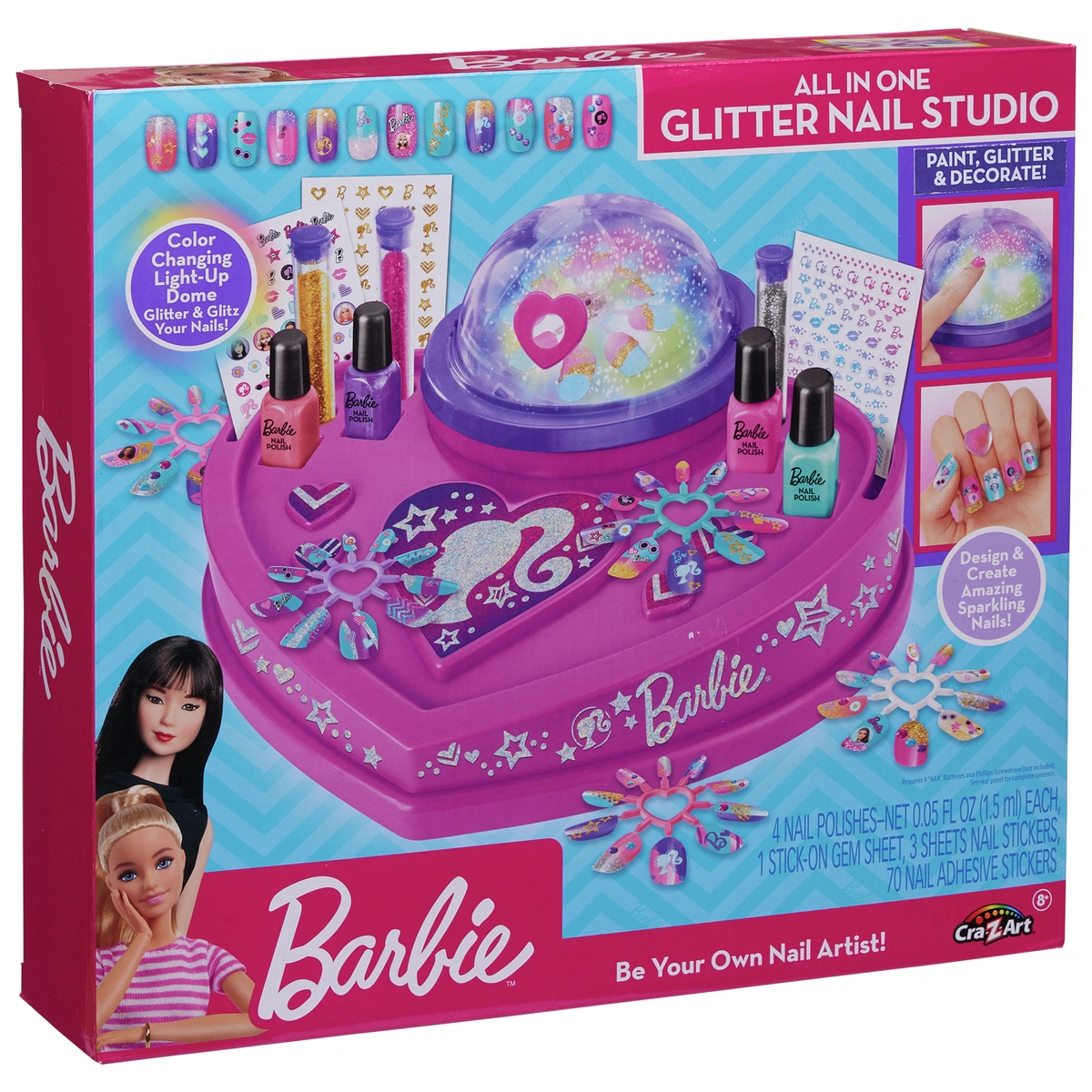 Barbie All in One Glitter N Shine Nail Studio