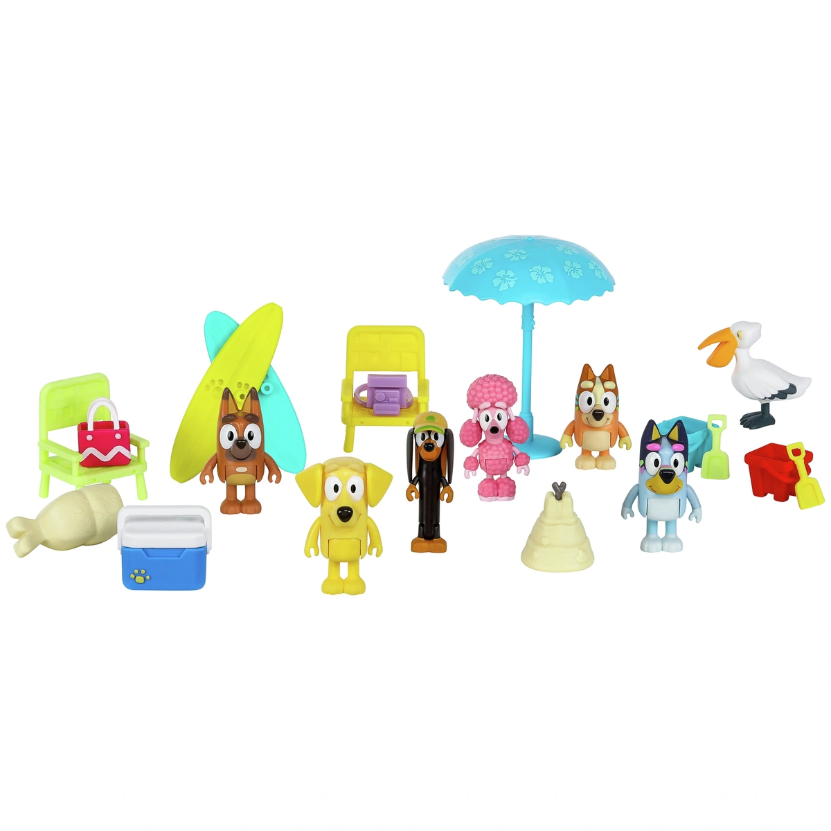 Bluey Beach Figures And Accessories Multipack Exclusive