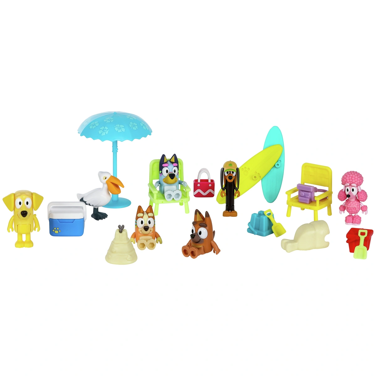 Bluey Beach Figures And Accessories Multipack Exclusive