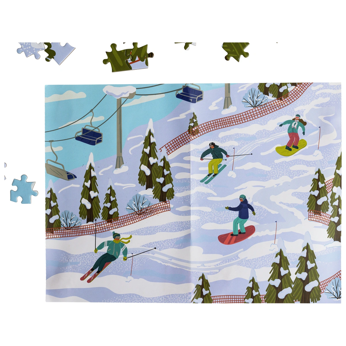 Argos Home Mountain Ski Jigsaw Puzzle