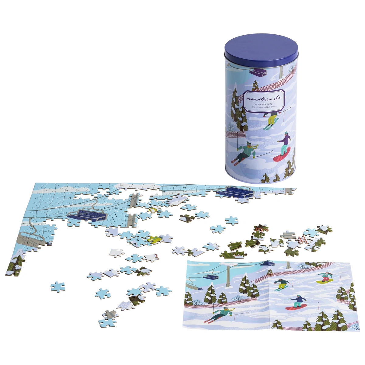 Argos Home Mountain Ski Jigsaw Puzzle