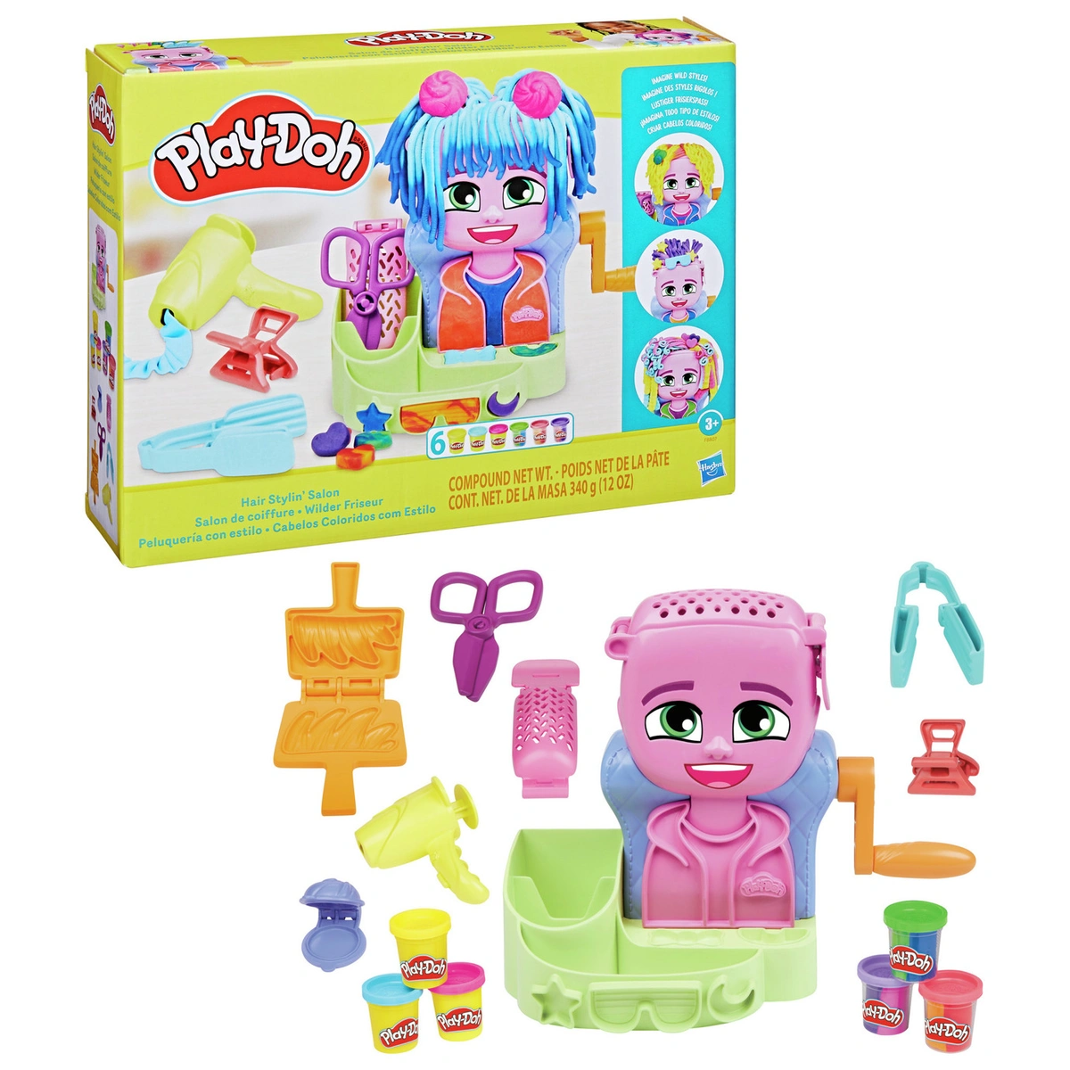 Play-Doh Hair Play Reimagined Playset