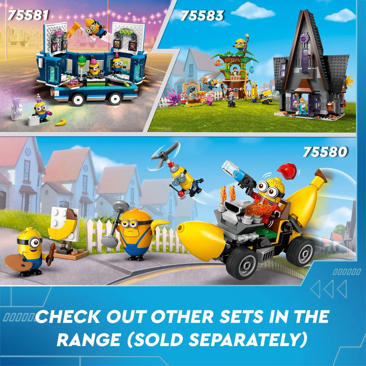 LEGO Despicable Me Brick-Built Gru and Minions Toy Set 75582