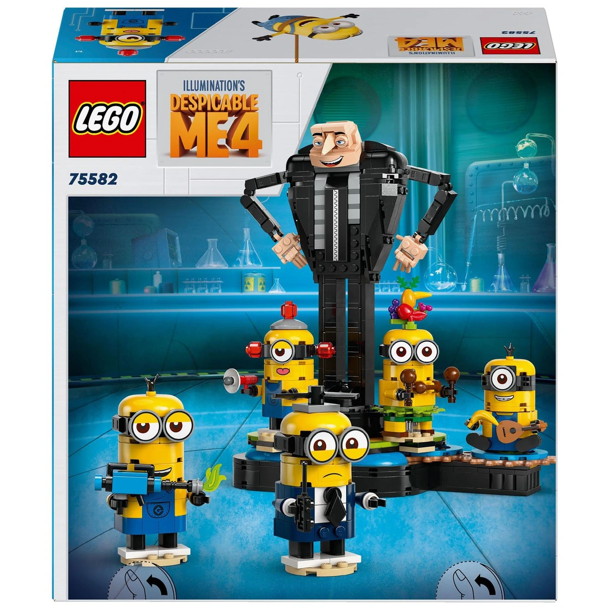 LEGO Despicable Me Brick-Built Gru and Minions Toy Set 75582