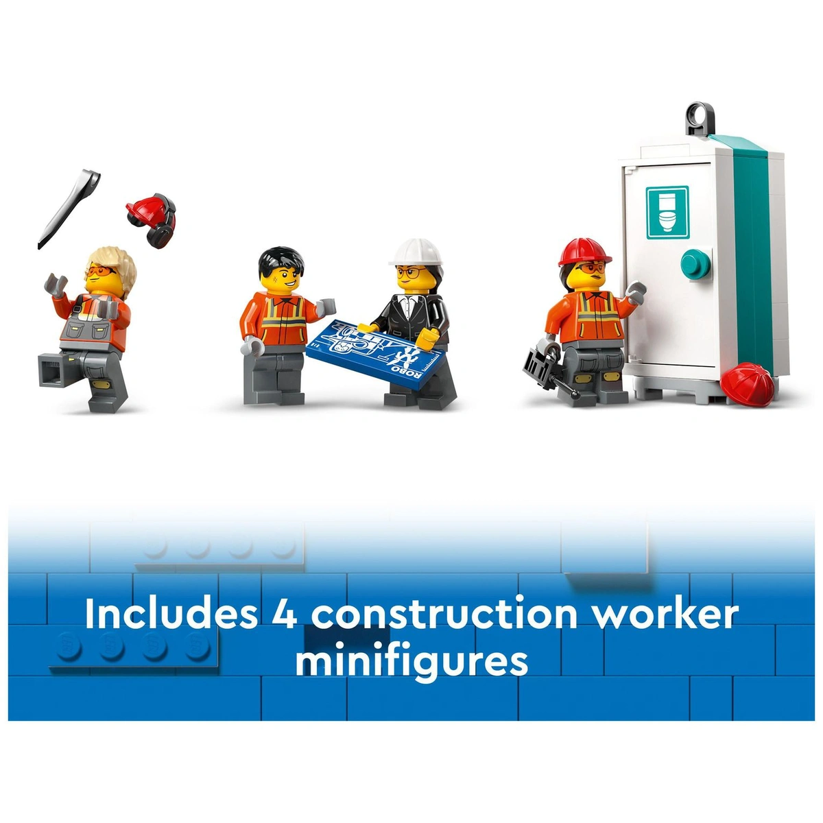LEGO City Yellow Mobile Construction Crane Toy Set 60409