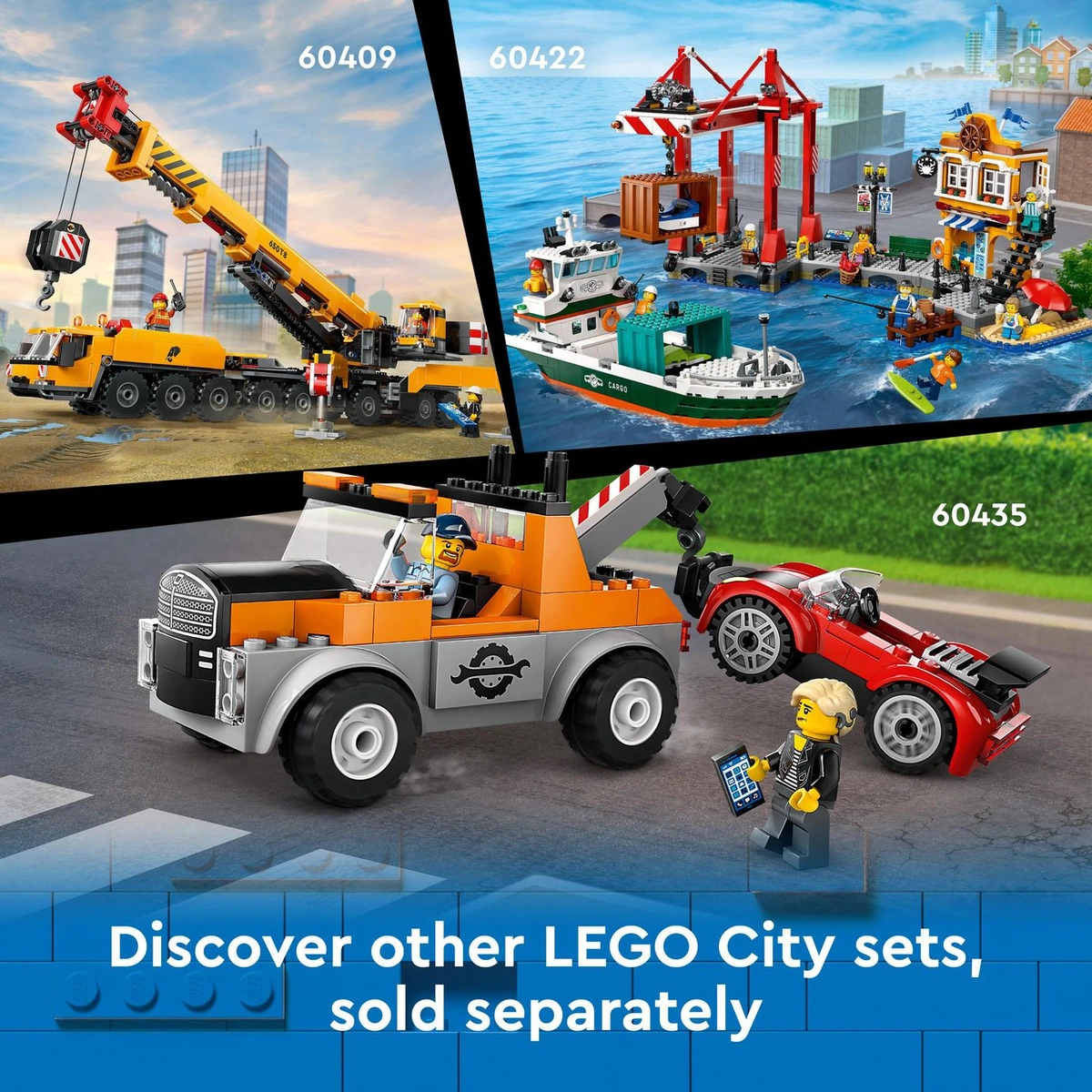 LEGO City Yellow Construction Excavator Digger Toy Set 60420