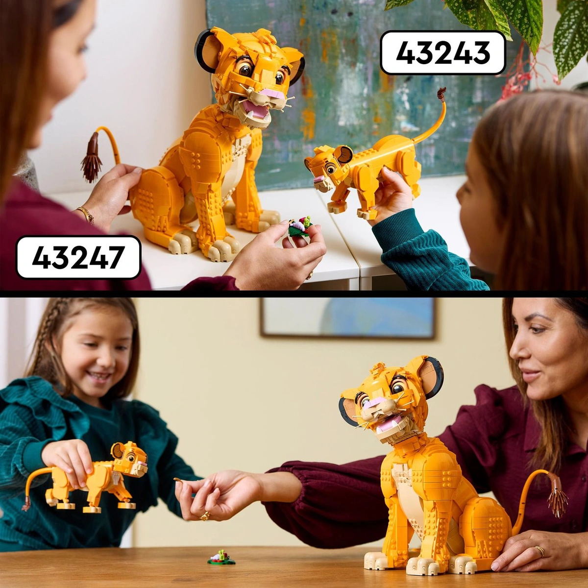LEGO Disney Young Simba the Lion King Set for Adults 43247