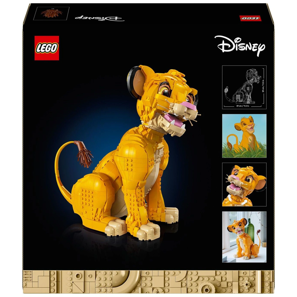 LEGO Disney Young Simba the Lion King Set for Adults 43247