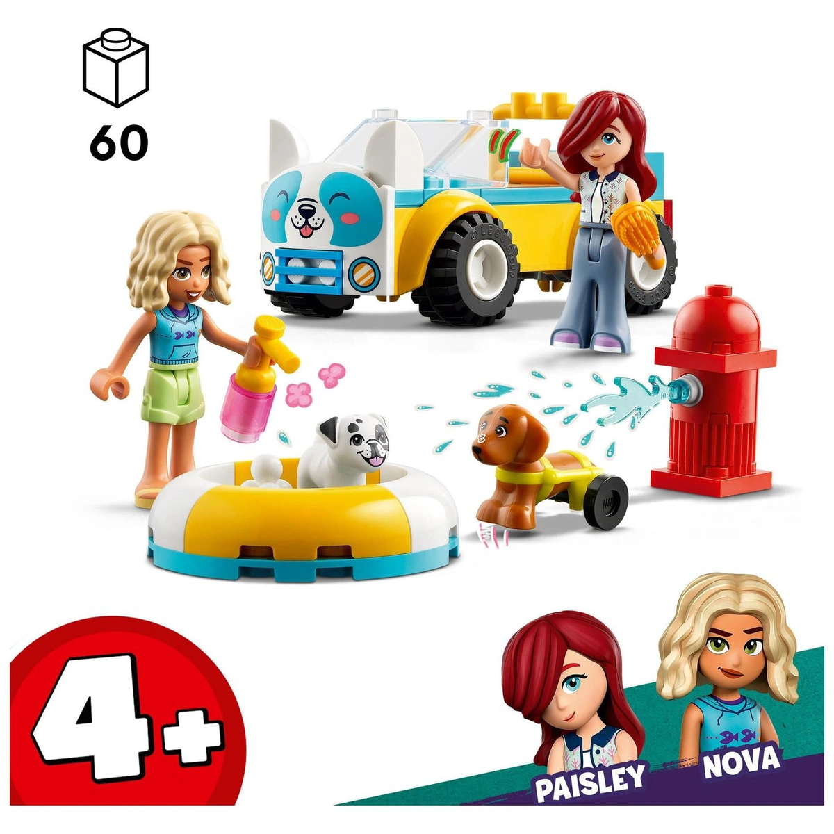 LEGO Friends Dog-Grooming Car Vehicle Animal & Playset 42635