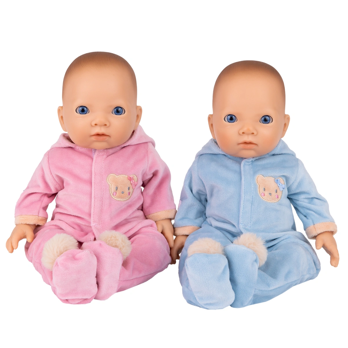 My First Tiny Treasures Beary Cute Snuggle Twin Baby Dolls
