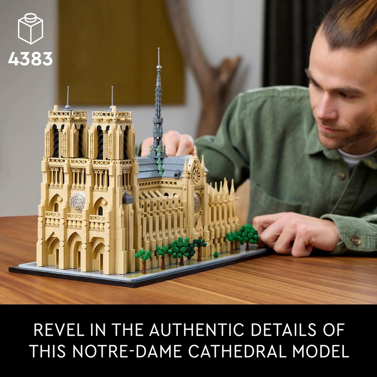 LEGO Architecture Notre-Dame de Paris Set for Adults 21061