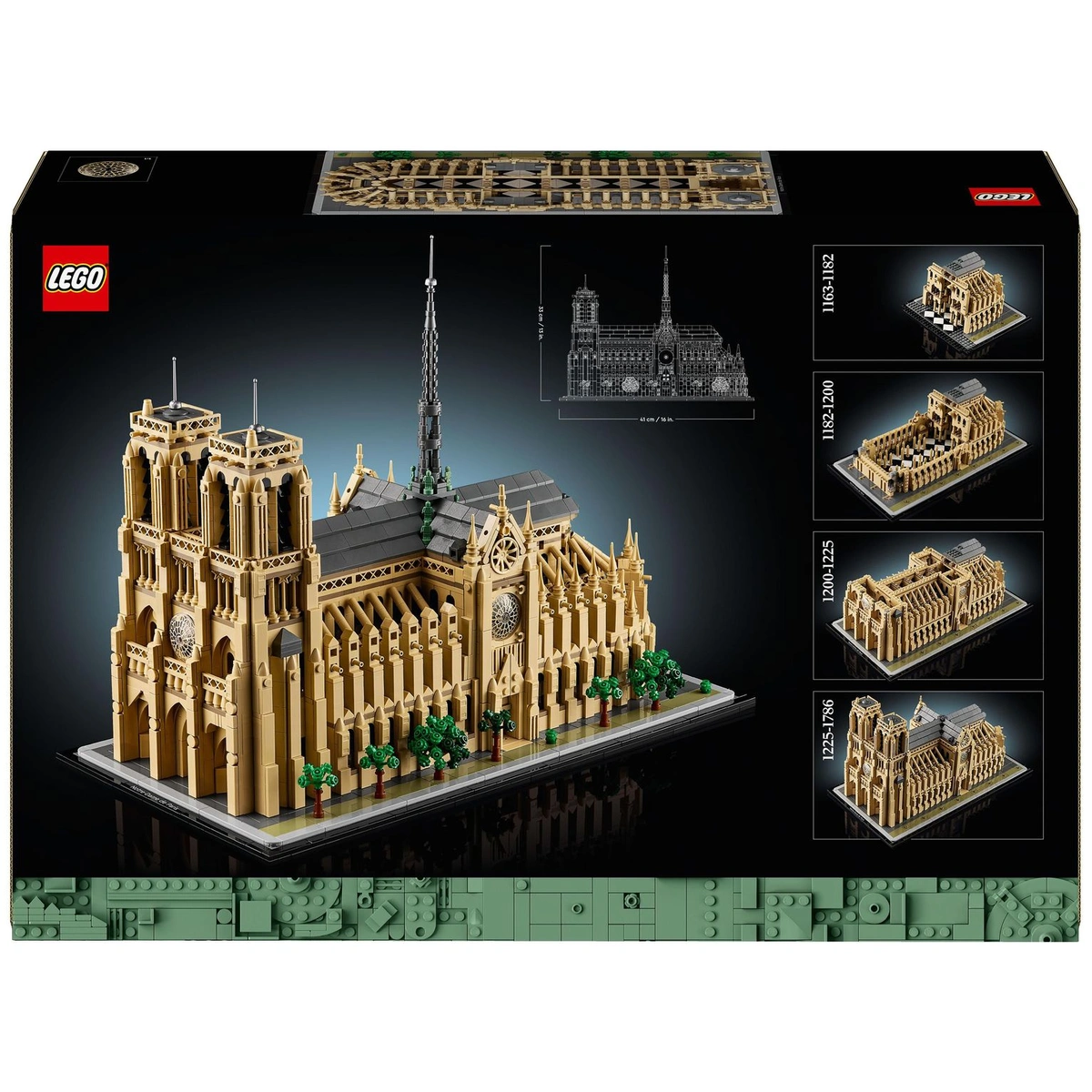 LEGO Architecture Notre-Dame de Paris Set for Adults 21061