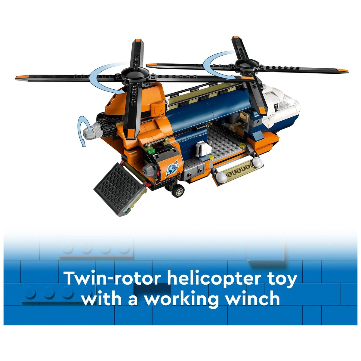 LEGO City Jungle Explorer Helicopter at Base Camp Set 60437
