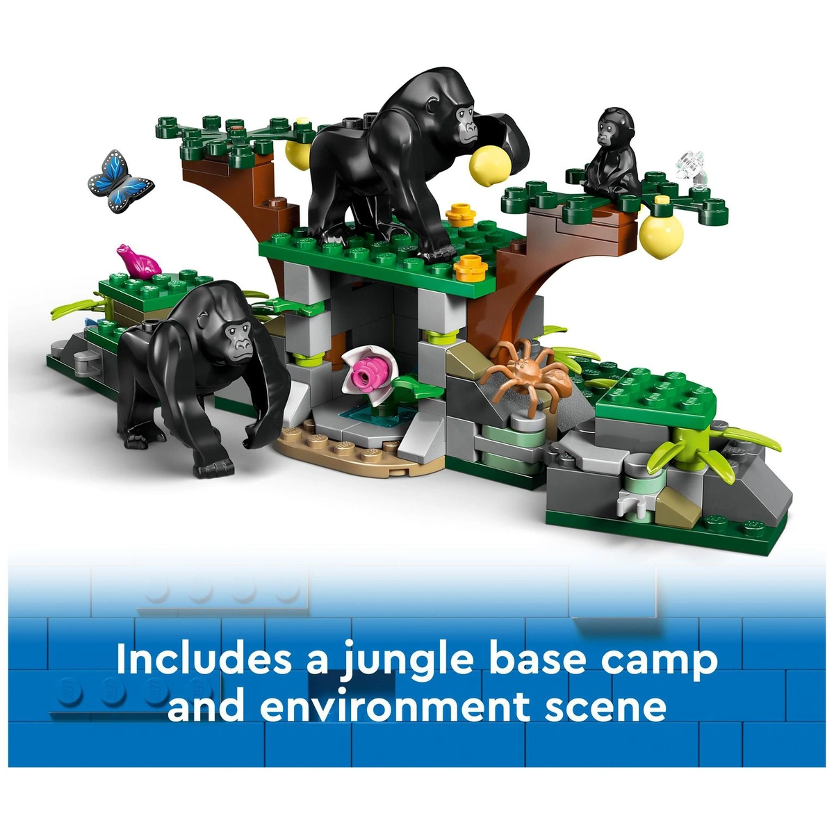 LEGO City Jungle Explorer Helicopter at Base Camp Set 60437
