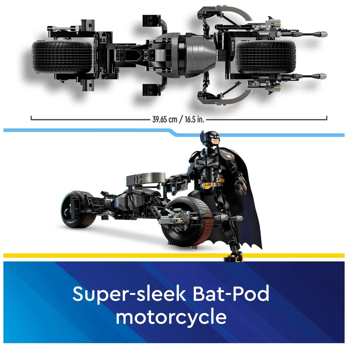 LEGO DC Batman Construction Figure & the Bat-Pod Bike 76273