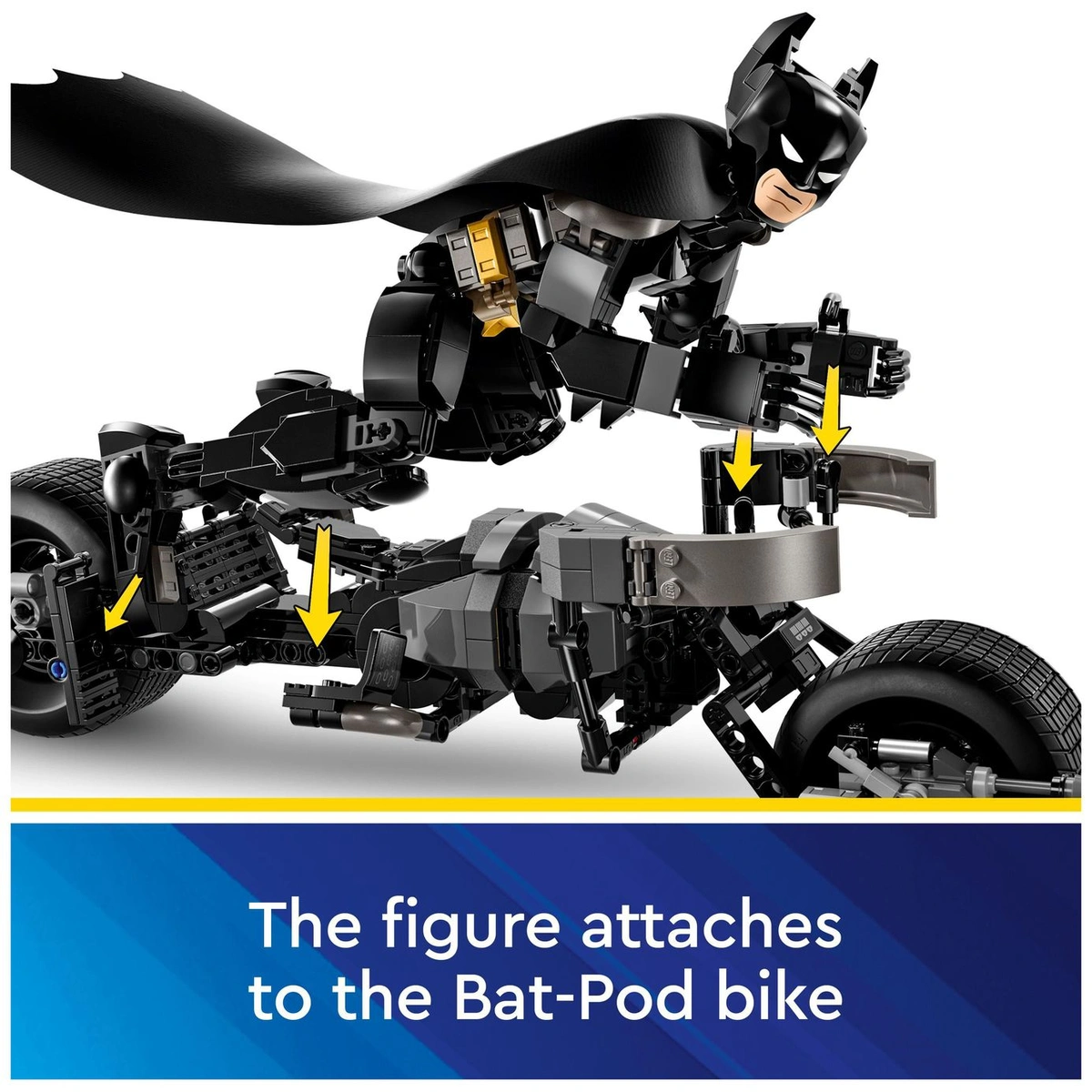 LEGO DC Batman Construction Figure & the Bat-Pod Bike 76273