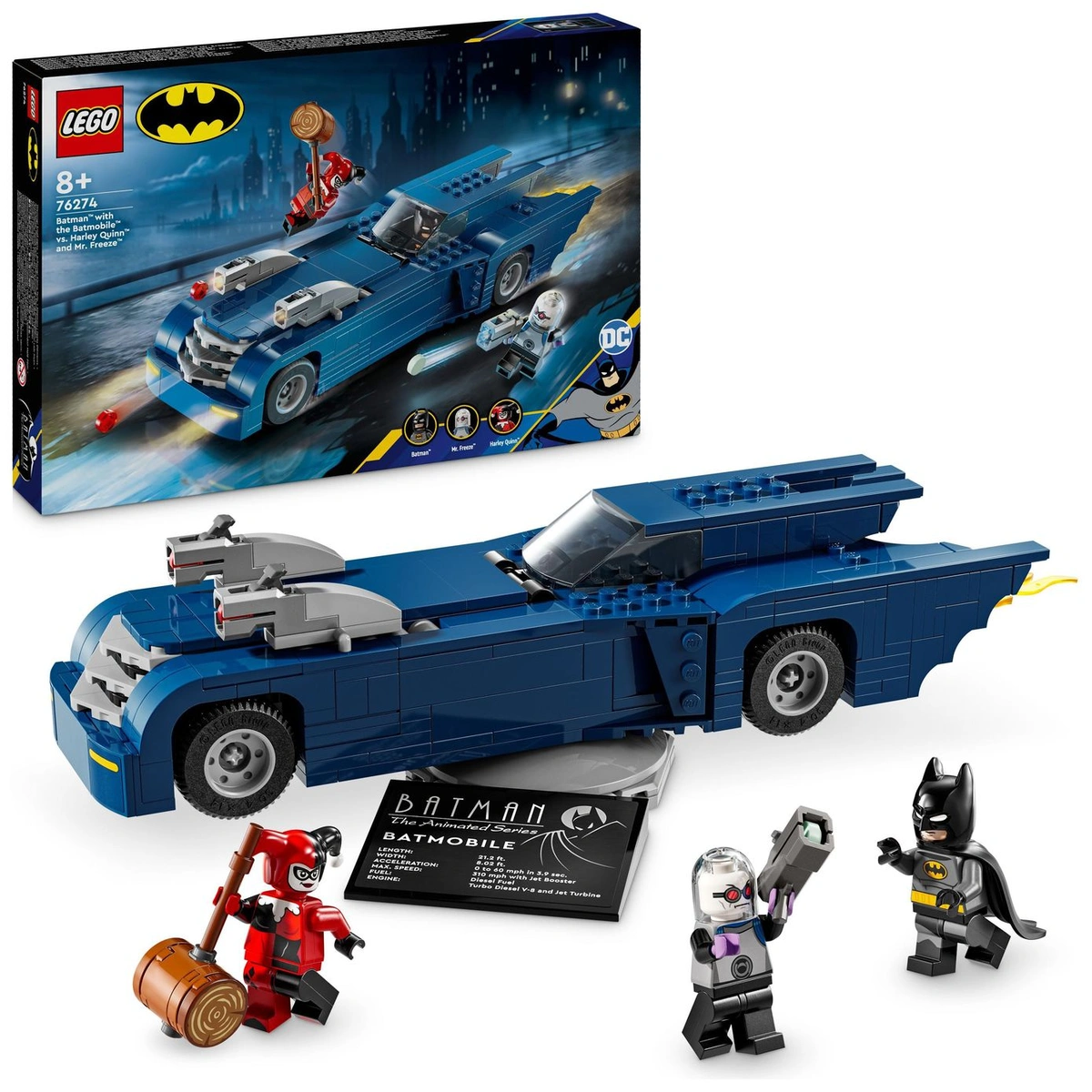 LEGO DC Batman & Batmobile vs Harley Quinn & Mr Freeze 76274