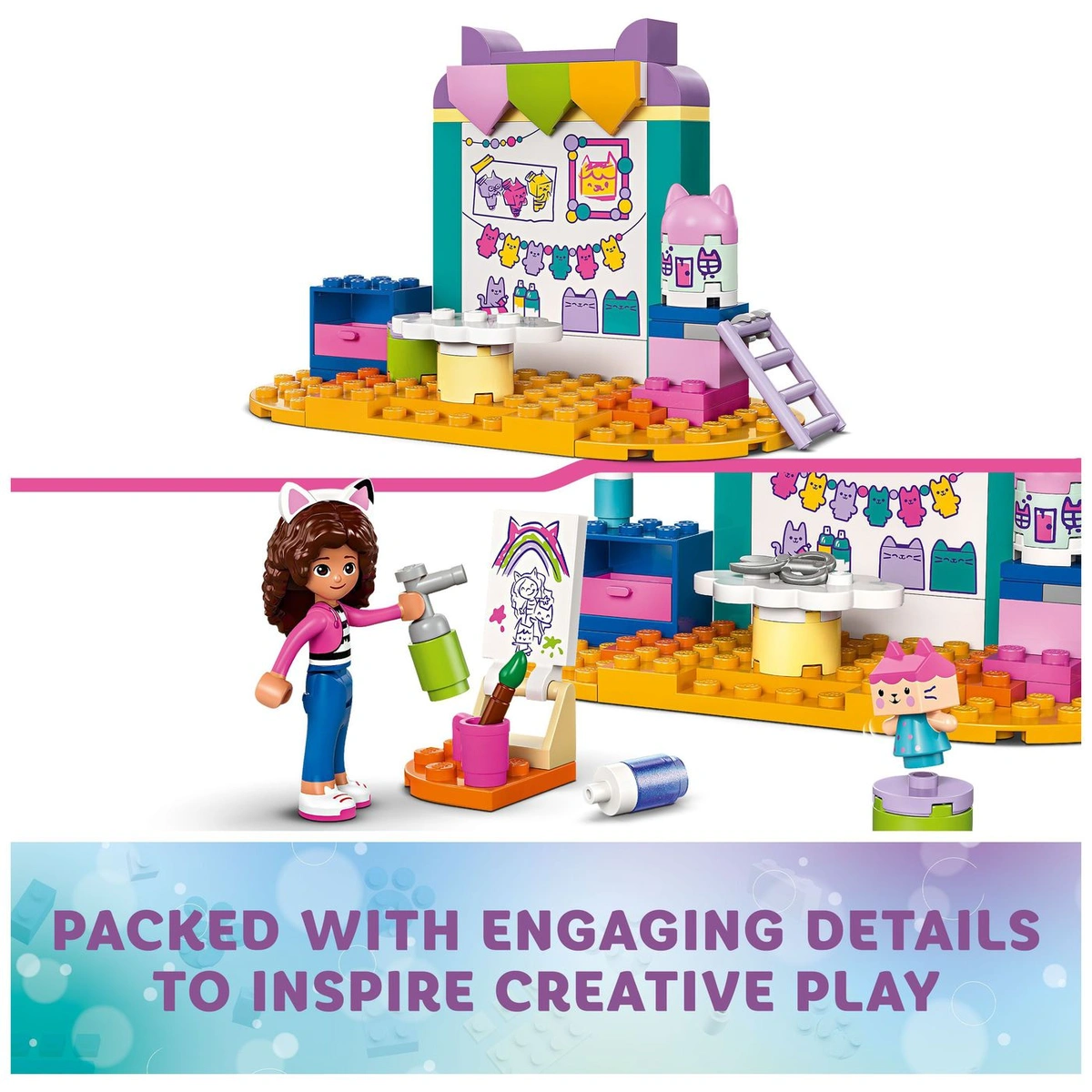 LEGO Gabby's Dollhouse Crafting with Baby Box Toy Set 10795