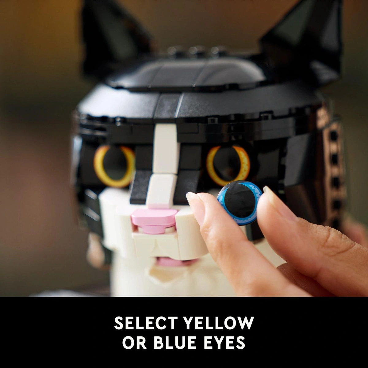 LEGO Ideas Tuxedo Cat Model Kit for Adults to Build 21349