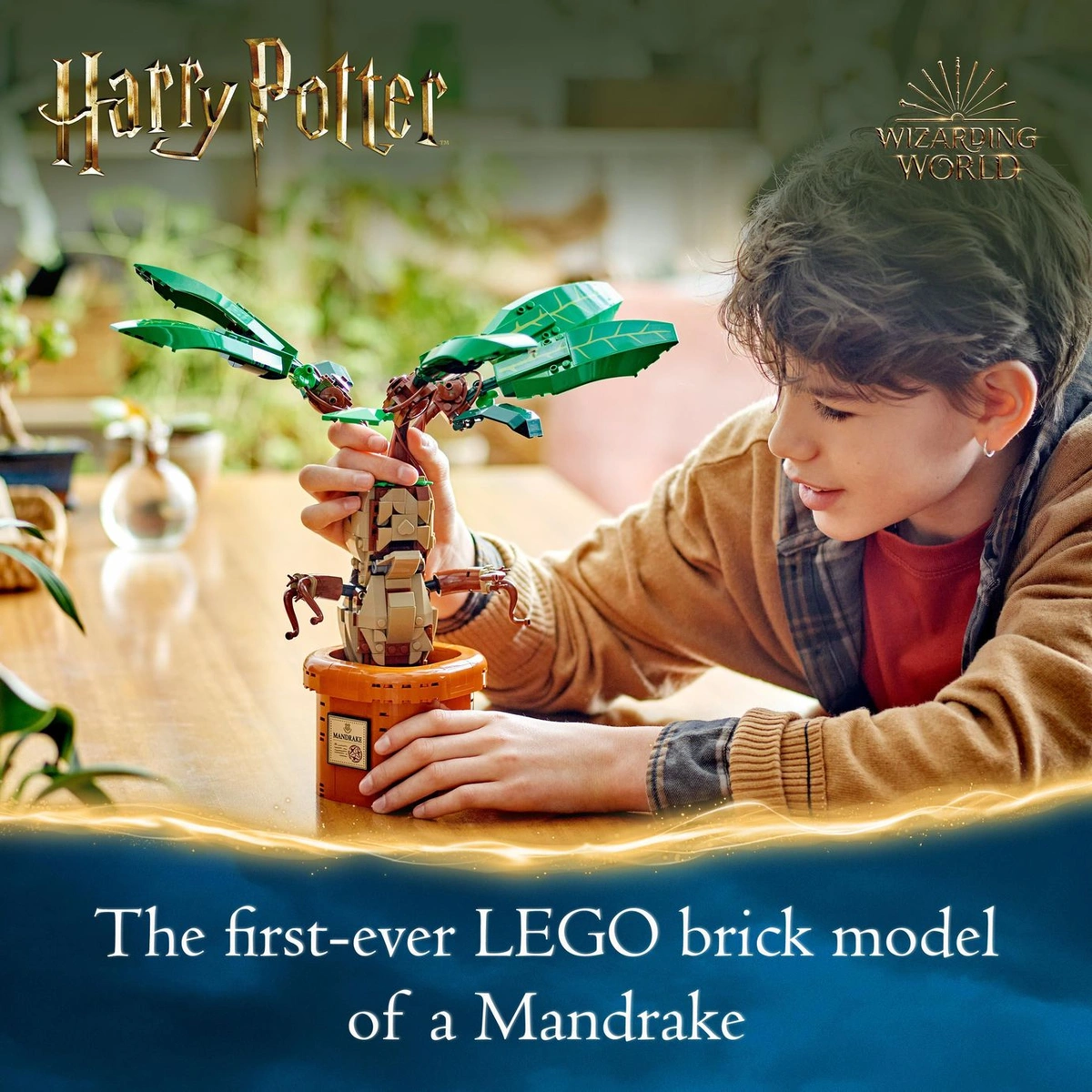 LEGO Harry Potter Mandrake Magical Plant Toy Figure 76433